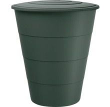 Regentonne mit Deckel aus Kunststoff