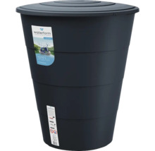 Regentonne mit Deckel, circa 210 Liter Fassungsvermögen, zur Gartenbewässerung