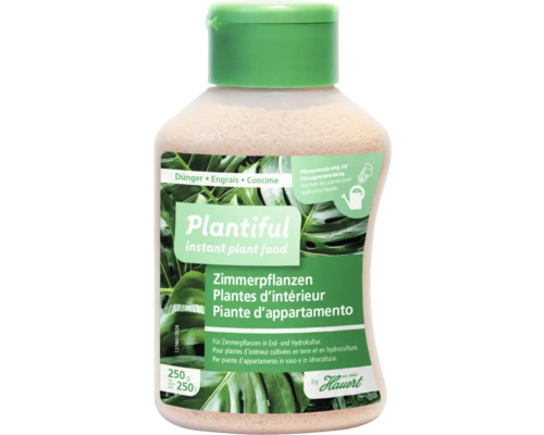 Engrais pour plantes d'intérieur Hauert Plantiful 250 g Bouteille d''engrais liquide pour plantes d''intérieur, 250 grammes