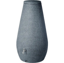 Regentonne mit Wasserhahn zur Gartenbewässerung