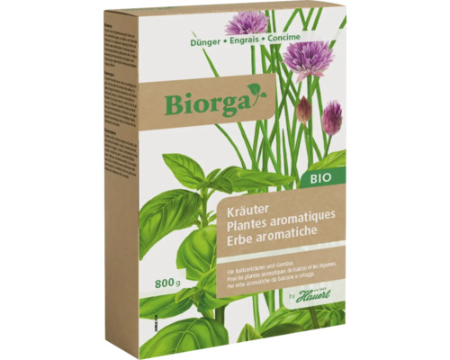 Engrais pour fines herbes Biorga 800 g