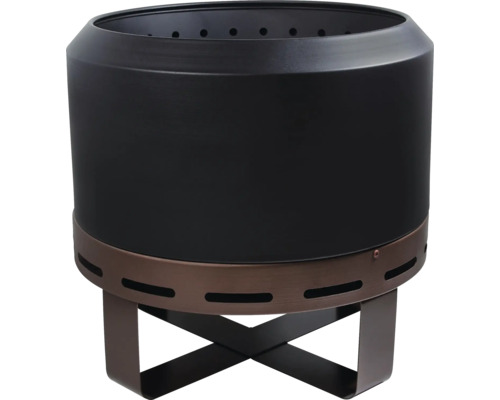 Feuerstelle aus Metall mit rundem Design für den Garten