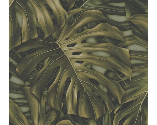 Papier peint intissé 39701-1 Pint Walls 2 jungle monstera vert Papier peint à motif de feuilles de Monstera