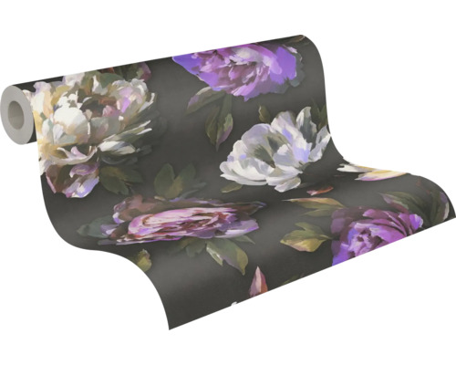 Rouleau de papier peint avec motif floral