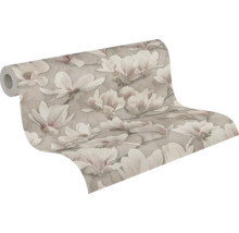 Tapetenrolle mit floralem Magnolienmuster