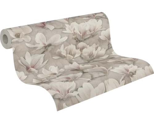 Tapetenrolle mit floralem Magnolienmuster