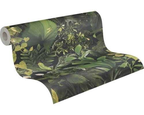 Rouleau de papier peint avec motif de plantes de la jungle