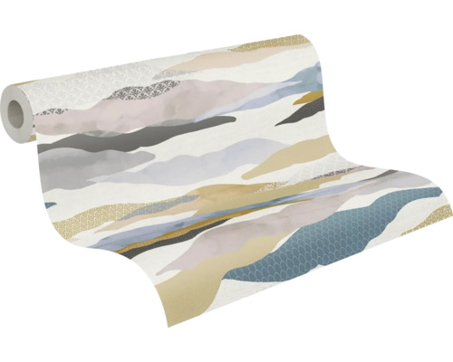 Rouleau de papier peint avec motif abstrait