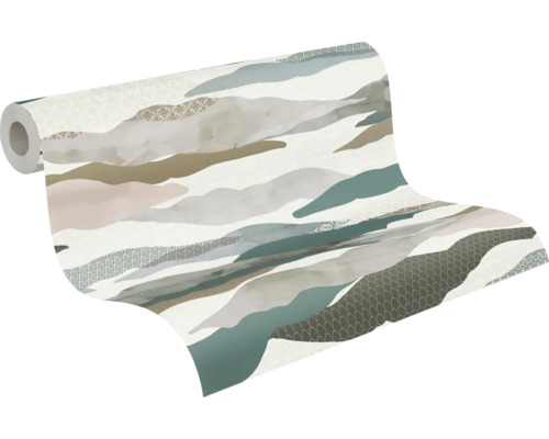 Rouleau de papier peint avec motif abstrait