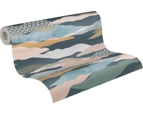 Tapetenrolle mit abstraktem Muster