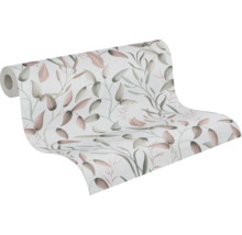 Rouleau de papier peint avec motif de feuilles