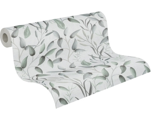 Rouleau de papier peint avec motif de feuilles