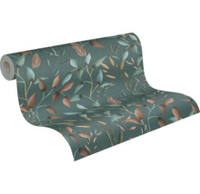 Rouleau de papier peint avec motif de feuilles