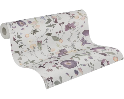 Tapetenrolle mit floralem Muster