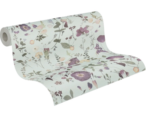 Tapetenrolle mit Blumenmuster