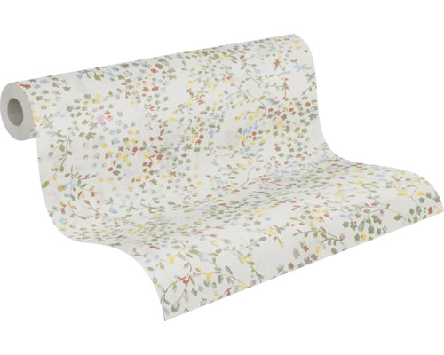 Rouleau de papier peint à motif floral