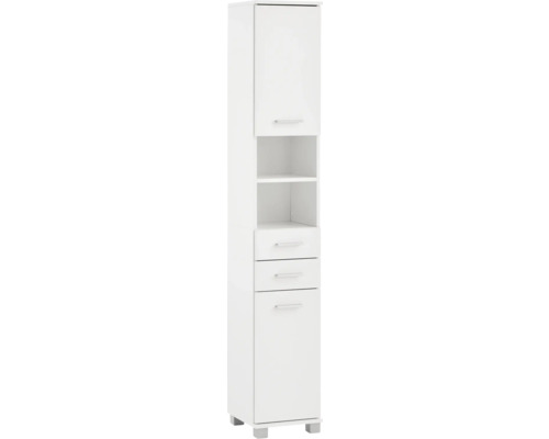 Armoire haute Möbelpartner Palermo lxhxp 30.3x180.9x32.6 cm mat blanc