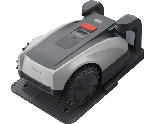 Robot tondeuse sur station de charge