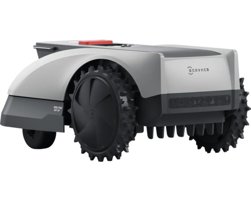 Robot tondeuse à roues et panneau de commande