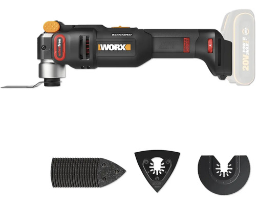 Worx Sonicrafter Akku-Multifunktionswerkzeug mit Zubehör