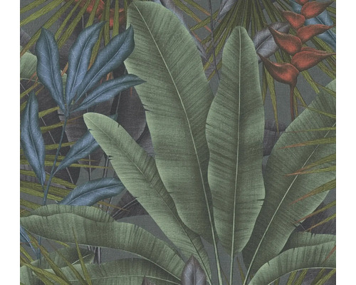 Tapete mit tropischen Pflanzenmotiven