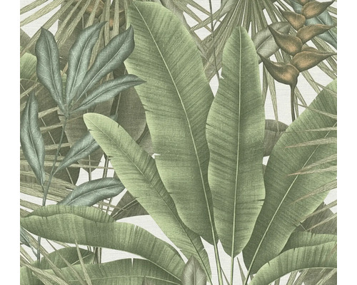 Tapete mit tropischen Blättern