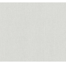 Nahaufnahme einer weißen Textiltapete mit feiner Struktur