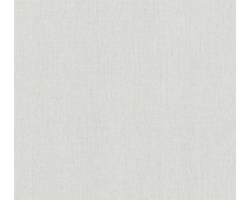 Nahaufnahme einer weißen Textiltapete mit feiner Struktur