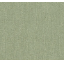 Nahaufnahme einer grünen Textiltapete mit feiner Struktur.