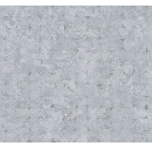 Tapete mit Steinoptik und geometrischem Muster