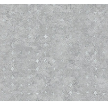 Graue Tapete mit geometrischem Muster