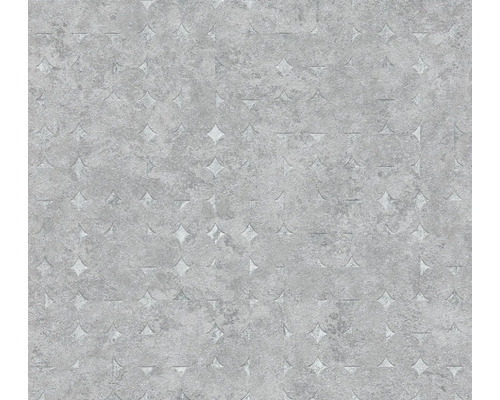 Graue Tapete mit geometrischem Muster