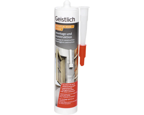 Geistlich Colle de montage Mirapur speed 310 ml Tube de colle de montage et de construction Geistlich Mirapur 9500 Speed