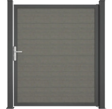 Portillon de jardin en bois et métal