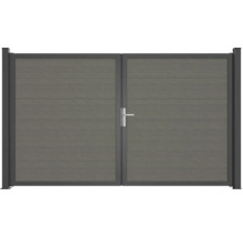 Portail double pour jardin