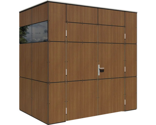 Abri de jardin en bois avec porte et fenêtre