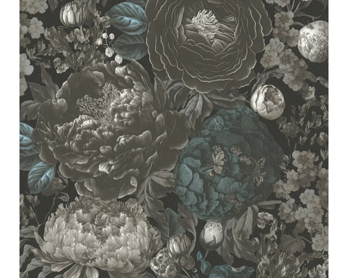 Papier peint à motif floral