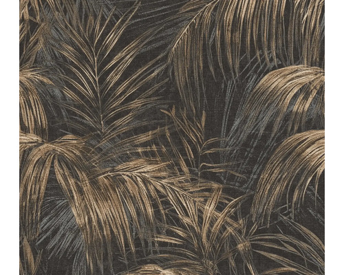 Papier peint intissé 39981-2 Metropolis by Michalsky 6 feuilles de la jungle blanc gris Papier peint à motif de palmier
