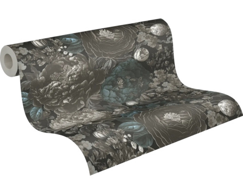 Rouleau de papier peint à motif floral