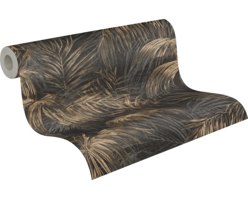 Rouleau de papier peint avec motif de feuilles