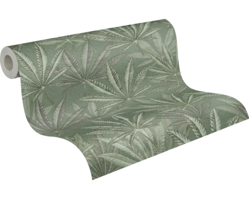 Rouleau de papier peint avec motif de feuilles