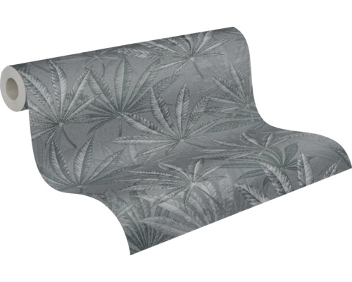 Rouleau de papier peint à motif de feuilles