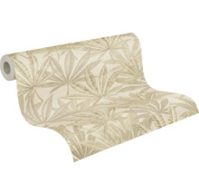 Rouleau de papier peint avec motif de feuilles