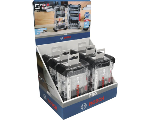 Jeu d''embouts de vissage Bosch Pro Impact pour fixation dans un emballage de vente
