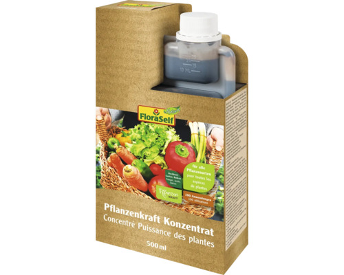 Recharge pour engrais pour plantes FloraSelf Nature Concentré puissance des plantes 500 ml