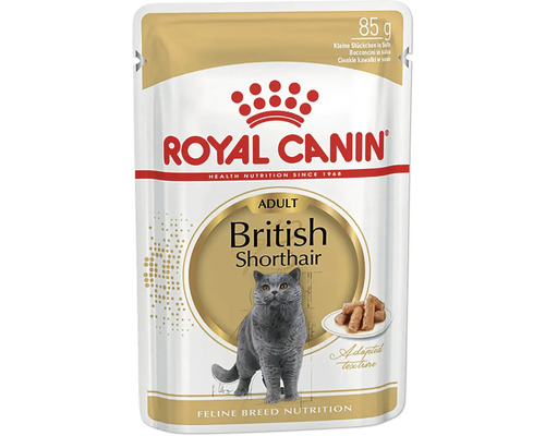 Pâtée pour chat ROYAL CANIN British Shorthair 85 g Aliment pour chat Royal Canin adulte British Shorthair, 85 grammes
