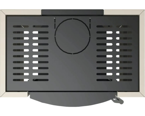 Ansicht von oben eines Kaminofens