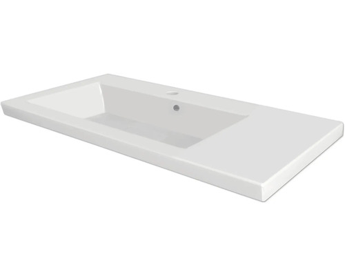 Lavabo pour meuble Devo Etna 2.0 85 x 44 cm blanc avec revêtement UM-SANOVIT85I