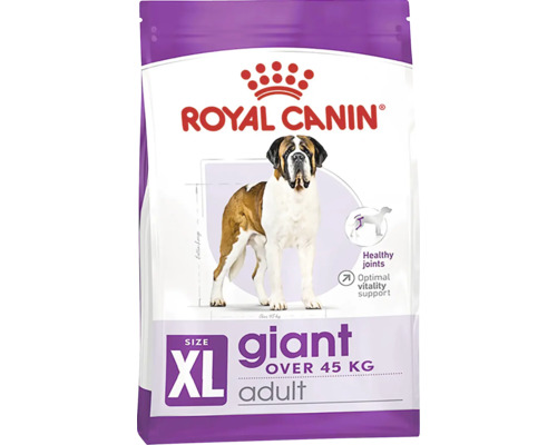 Nourriture pour chiens Royal Canin Giant Adult, 15 kg Aliment sec Royal Canin pour chiens adultes de très grande taille de plus de 45 kilogrammes