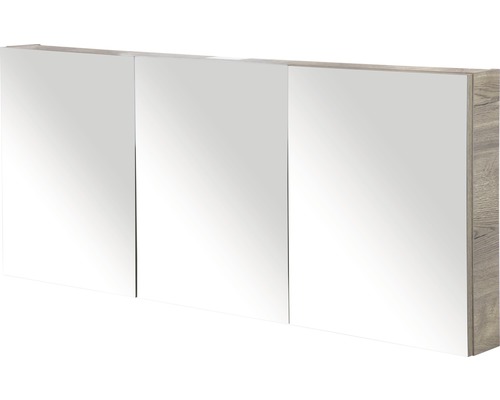 Armoire de toilette à trois portes pour la salle de bains